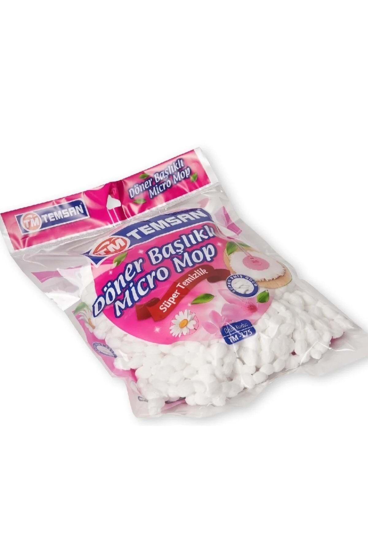 Döner Başlıklı Mikrofiber Mop Püskülü Yedek