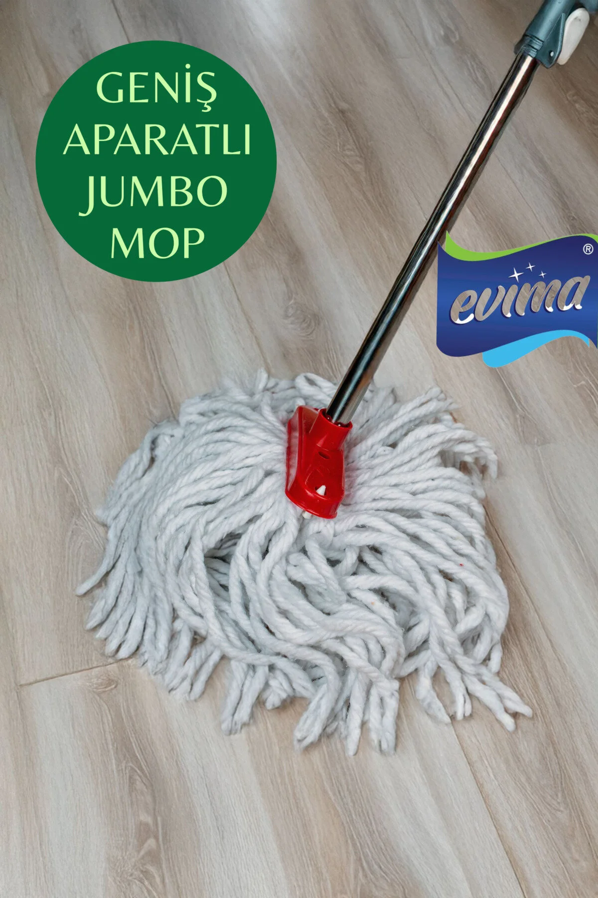 Geniş Uçlu İpli Tüm Vidalı Saplara Uygun Mop Ucu